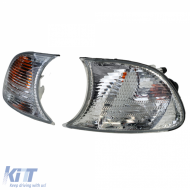 Weißes Kristallblinker-Set geeignet für BMW 3er E46 Coupe Cabriolet 1999-2001-image-6204474