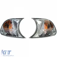 Weißes Kristallblinker-Set geeignet für BMW 3er E46 Coupe Cabriolet 1999-2001-image-6204475