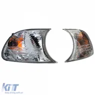 Weißes Kristallblinker-Set geeignet für BMW 3er E46 Coupe Cabriolet 1999-2001-image-6204476