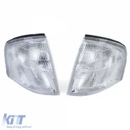 Weißes Paar Blinker, geeignet für Mercedes C-Class W202 Sedan S202 Estate T-Model 93-01-image-6263952