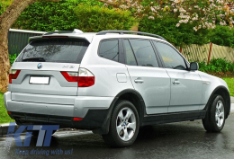 Wheel Arches Fender Flares suitable for BMW X3 E83 LCI (2006-2010) with Running Boards Side Steps-image-6005163