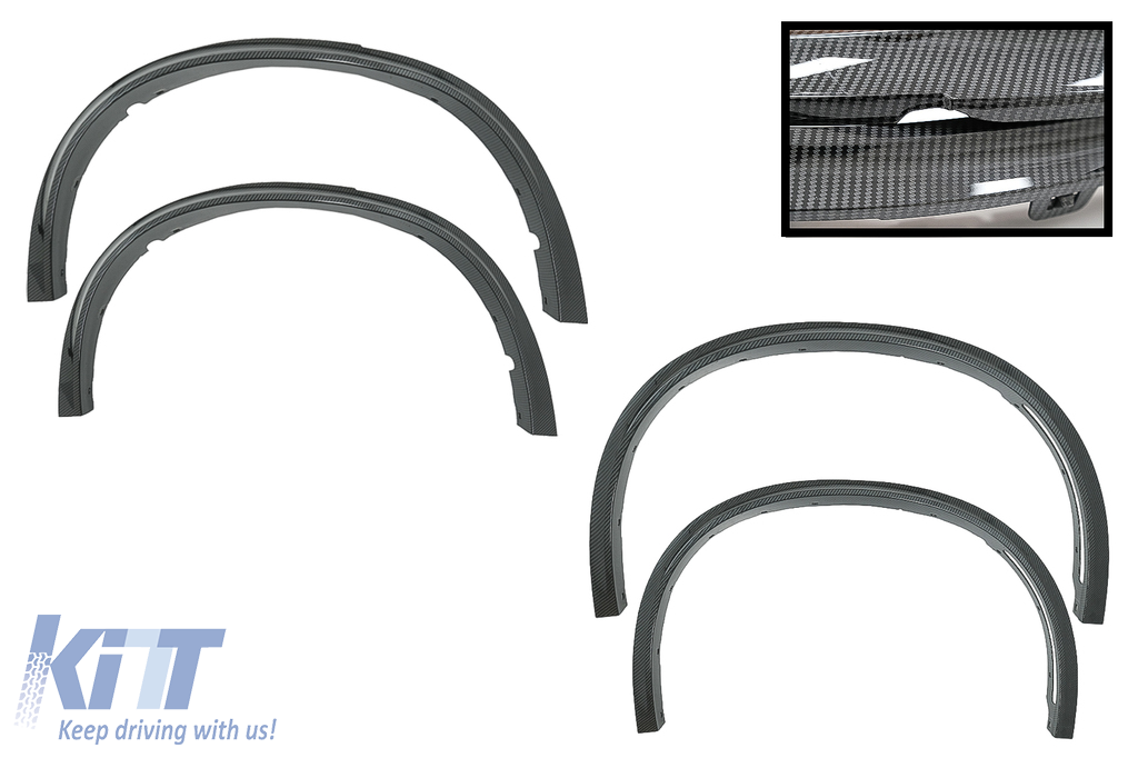 BMW X5 F15 (2014-2018) M-Design M-Sport Carbon Look modellhez használható kerékívek sárvédők