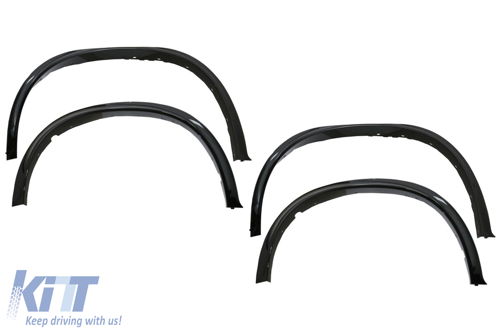Wheel Arches Fender Flares suitable for BMW X6 F16 (2015-2020) M-Design  M-Sport Piano Black 