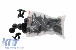 Wheel Arches Fender Flares with 32 pieces Plastic Auto Clips suitable for BMW X5 E70 (2007-2013) M Design-image-6058901