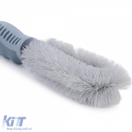 Wheel brush spoke brush flexible for thorough cleaning for car motorcycle-image-6258165