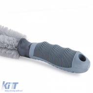 Wheel brush spoke brush flexible for thorough cleaning for car motorcycle-image-6258167
