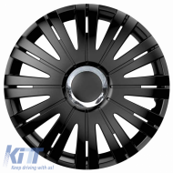 Wheel Covers 14'' Active 116070 RC Black CBX 4 Pieces