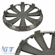 Wheel Covers 15'' Royal 100228 RR Black CBX 4 Pieces-image-6290803