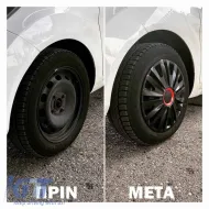 Wheel Covers 15'' Royal 100228 RR Black CBX 4 Pieces-image-6290808