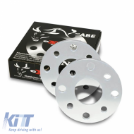 Wheel Spacers 20mm (10mm+10mm) 5/100/112, NLB 57.1 mm suitable for Audi/Bentley/Chrysler/Ford/Seat/Skoda/VW 2 Pcs