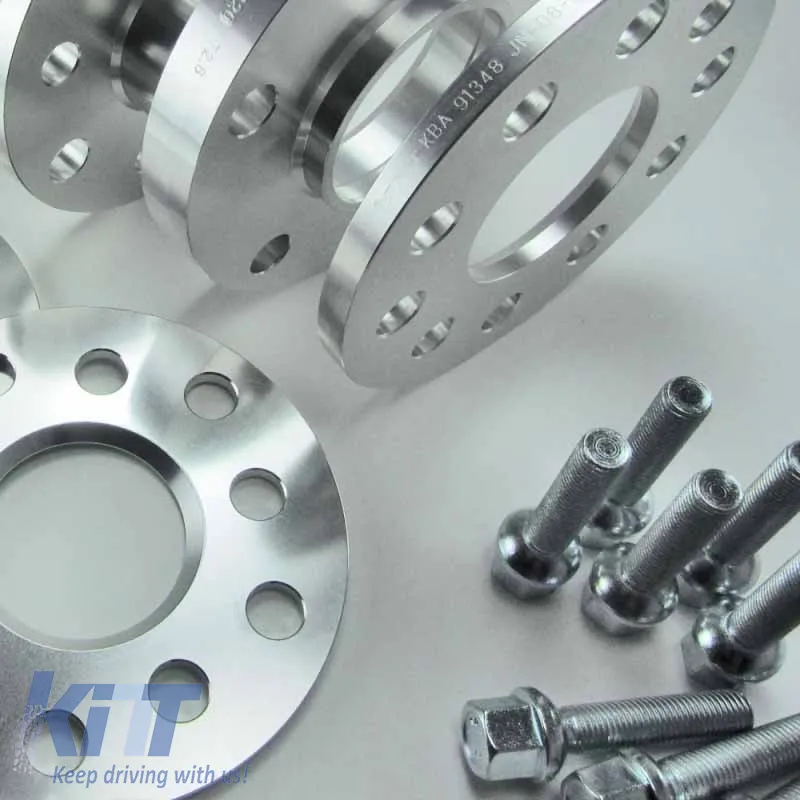 Wheel Spacers 30mm (15mm+15mm) 4x100 with bolts suitable for VW Polo (86C / 86CF) 2 pcs