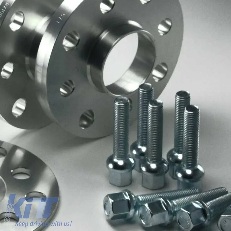 Wheel Spacers 30mm (15mm+15mm) 5x120 with Bolts suitable for BMW 3 E90 2 Pcs