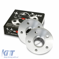 Wheel Spacers 40mm (20mm+20mm) 5 x112 NLB 66.6mm suitable for Chrysler / Mercedes / Audi / VW 2 Pcs