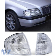 image-56-White indicator pair for Mercedes C-Class W202 93-00