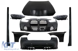 image-25-Wide Body Kit suitable for BMW 3 Series G20 Sedan (2018-2022) Conversion to G80 M3