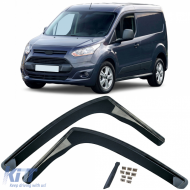 Wind deflector rain deflector 2-piece black for Ford Transit Connect 2013-2020 - ODSMF6025700