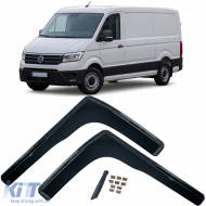 Wind deflector rain deflector 2-piece black for VW Crafter 2nd generation from 2017 - ODETV6025721