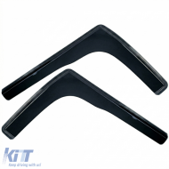 Wind deflector rain deflector 2-piece black for VW Crafter 2nd generation from 2017-image-6259028