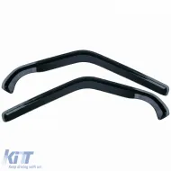 Wind deflector rain deflector 2-piece black for VW T4 Bus Transporter 1990-2003-image-6259036