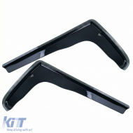 Wind deflector rain deflector 2-piece black tinted for Opel Movano C from 2021-image-6258949