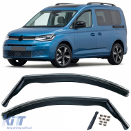 Wind deflector rain deflector 2-piece black tinted for VW Caddy V SB from 2020 - ODSMV6025712