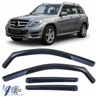 Wind deflector rain deflector 4-piece black for Mercedes GLK X204 2008-2015 - ODSMM6025745