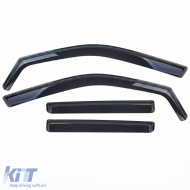 Wind deflector rain deflector 4-piece black for Mercedes GLE W166 2015-2019-image-6259181