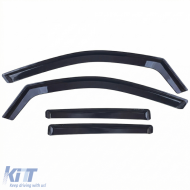 Wind deflector rain deflector 4-piece black tinted for VW Tiguan 3 from 2024-image-6258956