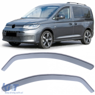 image-2-Wind deflector rain deflector wind protection black smoke for VW Caddy 5 SB from 20