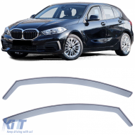 image-5-Wind deflector rain deflector wind protection black smoke for 1 Series BMW F40 from 19