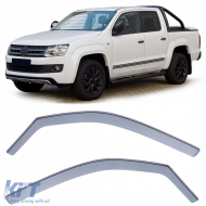 image-24-Wind deflector rain deflector wind protection black smoke for VW Amarok 2H from 09