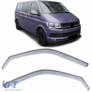 image-17-Wind deflector rain deflector wind protection clear for VW T5 Bus Transporter 03-15