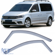 image-18-Wind deflector rain deflector wind protection black smoke for VW Caddy 4 SA from 15