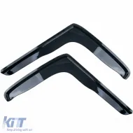 Wind deflector rain guard 2-piece black for Mercedes Sprinter 906 06-18-image-6259058