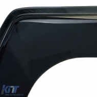 Wind deflector rain guard 2-piece black for Mercedes Sprinter 906 06-18-image-6259060