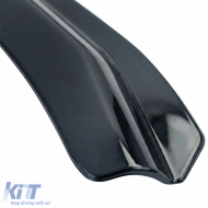 Wind deflector rain guard 4-piece set black tinted for VW Golf 5 2004-2009-image-6258999