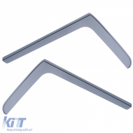 Wind deflector rain guard wind protection black smoke for Renault Master 3 from 10-image-6261429