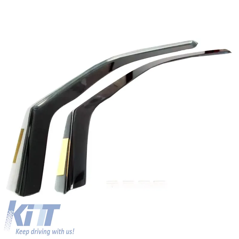 Wind Deflectors Heko suitable for Toyota Yaris Cross (2021+) 5 Doors - Black Color Pair 2 Pcs Front 29669