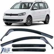image-19-Wind deflectors rain guards 4-piece black tinted for VW Touran 1T 2003-2015