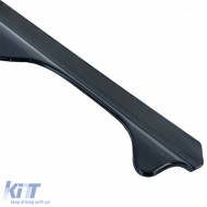 Wind deflectors rain guards 4-piece black tinted for VW Touran 1T 2003-2015-image-6258904