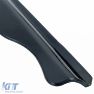 Wind deflectors rain guards 4-piece set black tinted for VW Golf 7 2013-2017-image-6259018
