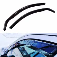 image-30-Windabweiser Heko geeignet für Citroen Jumpy III / Peugeot Expert / Traveller / Toyota Proace (2016+) - Schwarze Farbe Paar 2 Stück vorne 12264