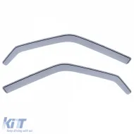 Windabweiser Regen Schutz schwarz, geeignet für Mercedes E-Class W124 S124 85-95-image-6193390
