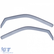 Windabweiser, Regen- und Windschutz, schwarz, geeignet für Mercedes V-Class Vito W638 96-03-image-6201338