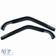Windabweiser Regenabweiser 2-teilig schwarz, geeignet für VW T4 Bus Transporter 1990-2003-image-6259036
