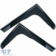 Windabweiser Regenabweiser 2-teilig schwarz getönt geeignet für Ford Transit 2006-2014-image-6259051