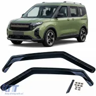 image-39-Windabweiser Regenabweiser 2-teilig Schwarz geeignet für Ford Tourneo Courier ab 2023