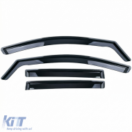 Windabweiser Regenabweiser 4-teilig schwarz getönt geeignet für VW Golf 8 2019-2024-image-6258915