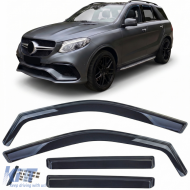 image-19-Windabweiser, Regenabweiser, 4-teilig, schwarz, geeignet für Mercedes GLE W166 2015-2019
