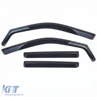 Windabweiser, Regenabweiser, 4-teilig, schwarz, geeignet für Mercedes GLE W166 2015-2019-image-6259181
